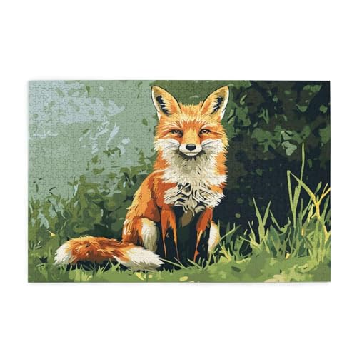 Puzzle 5000 Teile Landschaft, Fuchs Holz XXL Puzzle Erwachsene mit Schachtel und Poster, Schwierige, Herausfordernde und Interessant Spiele für Anfänger, Männer/Frauen Wohndekoration Geschenke 1T-1649 Puzzle 5000 Teile Landschaft, Fuchs Holz XXL Puzzle Erwachsene mit Schachtel und Poster, Schwierige, Herausfordernde und Interessant Spiele für Anfänger, Männer/Frauen Wohndekoration Geschenke 1T-1649 von Tamalsj
