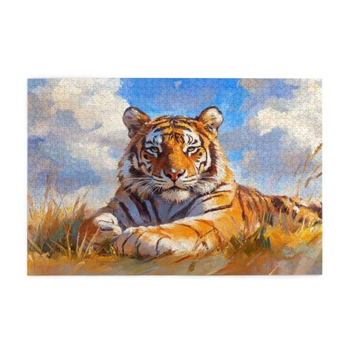 Puzzle 5000 Teile Landschaft, Tiger Holz XXL Puzzle Erwachsene mit Schachtel und Poster, Schwierige, Herausfordernde und Interessant Spiele für Anfänger, Männer/Frauen Wohndekoration Geschenke 1T-1159 Puzzle 5000 Teile Landschaft, Tiger Holz XXL Puzzle Erwachsene mit Schachtel und Poster, Schwierige, Herausfordernde und Interessant Spiele für Anfänger, Männer/Frauen Wohndekoration Geschenke 1T-1159 von Tamalsj