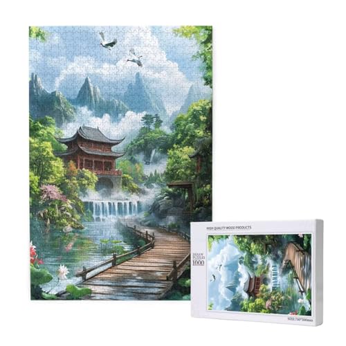Puzzle 5000 Teile Landschaft Klassische Puzzles für Erwachsene Berg Anspruchsvolles und Lustig Kreatives Unterhaltungsspiel, Holzpuzzle für Erwachsene Als Feiertage Geschenk fur Frauen 2T-1800 Puzzle 5000 Teile Landschaft Klassische Puzzles für Erwachsene Berg Anspruchsvolles und Lustig Kreatives Unterhaltungsspiel, Holzpuzzle für Erwachsene Als Feiertage Geschenk fur Frauen 2T-1800 von Tamalsj