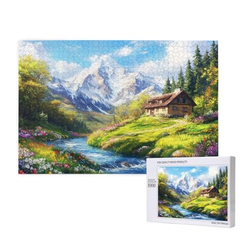 Puzzle 5000 Teile Landschaft Klassische Puzzles für Erwachsene Berg Anspruchsvolles und Lustig Kreatives Unterhaltungsspiel, Holzpuzzle für Erwachsene Als Feiertage Geschenk fur Frauen 2T-961 Puzzle 5000 Teile Landschaft Klassische Puzzles für Erwachsene Berg Anspruchsvolles und Lustig Kreatives Unterhaltungsspiel, Holzpuzzle für Erwachsene Als Feiertage Geschenk fur Frauen 2T-961 von Tamalsj