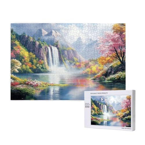 Puzzle 5000 Teile Landschaft Klassische Puzzles für Erwachsene Fallen Anspruchsvolles und Lustig Kreatives Unterhaltungsspiel, Holzpuzzle für Erwachsene Als Feiertage Geschenk fur Frauen 2T-678 Puzzle 5000 Teile Landschaft Klassische Puzzles für Erwachsene Fallen Anspruchsvolles und Lustig Kreatives Unterhaltungsspiel, Holzpuzzle für Erwachsene Als Feiertage Geschenk fur Frauen 2T-678 von Tamalsj