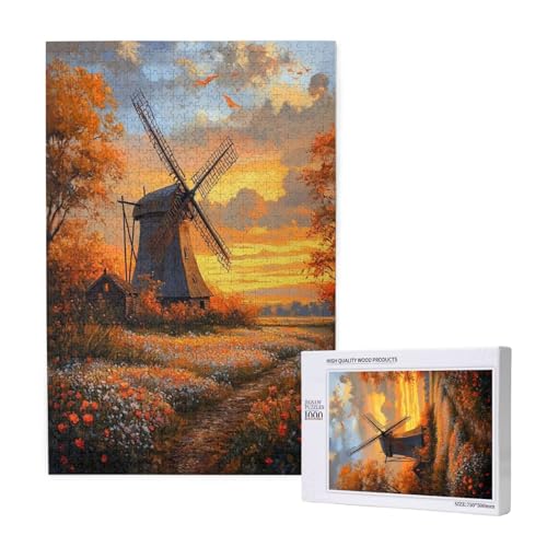Puzzle 5000 Teile Landschaft Klassische Puzzles für Erwachsene Herbst Anspruchsvolles und Lustig Kreatives Unterhaltungsspiel, Holzpuzzle für Erwachsene Als Feiertage Geschenk fur Frauen 2T-1448 von Tamalsj