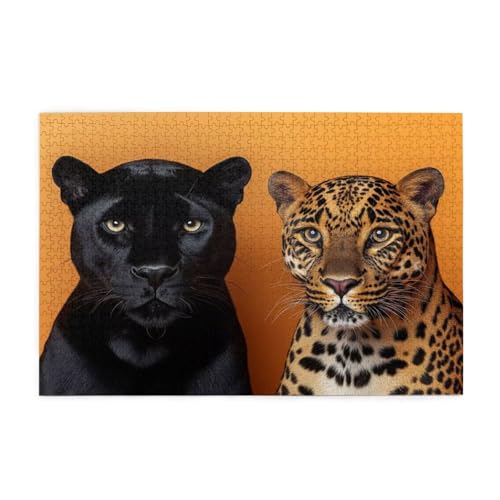 Puzzle 5000 Teile Leopard, Tier Holz XXL Puzzle Erwachsene mit Schachtel und Poster, Schwierige, Herausfordernde und Interessant Spiele für Anfänger, Geschenke für Männer/Frauen Wohndekoration 1T-559 Puzzle 5000 Teile Leopard, Tier Holz XXL Puzzle Erwachsene mit Schachtel und Poster, Schwierige, Herausfordernde und Interessant Spiele für Anfänger, Geschenke für Männer/Frauen Wohndekoration 1T-559 von Tamalsj