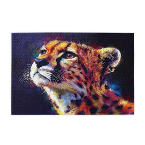 Puzzle 5000 Teile Leopard, Tier Holz XXL Puzzle Erwachsene mit Schachtel und Poster, Schwierige, Herausfordernde und Interessant Spiele für Anfänger, Geschenke für Männer/Frauen Wohndekoration 1T-1451 Puzzle 5000 Teile Leopard, Tier Holz XXL Puzzle Erwachsene mit Schachtel und Poster, Schwierige, Herausfordernde und Interessant Spiele für Anfänger, Geschenke für Männer/Frauen Wohndekoration 1T-1451 von Tamalsj