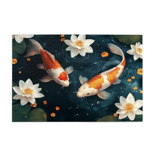 Puzzle 5000 Teile Lotus, Koi Holz XXL Puzzle Erwachsene mit Schachtel und Poster, Schwierige, Herausfordernde und Interessant Spiele für Anfänger, Geschenke für Männer/Frauen Wohndekoration 1T-1319 Puzzle 5000 Teile Lotus, Koi Holz XXL Puzzle Erwachsene mit Schachtel und Poster, Schwierige, Herausfordernde und Interessant Spiele für Anfänger, Geschenke für Männer/Frauen Wohndekoration 1T-1319 von Tamalsj