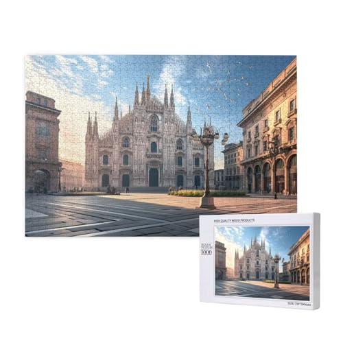Puzzle 5000 Teile Mailand Klassische Puzzles für Erwachsene Kirche Anspruchsvolles und Lustig Kreatives Unterhaltungsspiel, Holzpuzzle für Erwachsene Als Feiertage Geschenk fur Frauen 2T-644 Puzzle 5000 Teile Mailand Klassische Puzzles für Erwachsene Kirche Anspruchsvolles und Lustig Kreatives Unterhaltungsspiel, Holzpuzzle für Erwachsene Als Feiertage Geschenk fur Frauen 2T-644 von Tamalsj