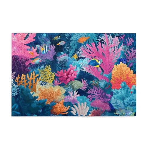 Puzzle 5000 Teile Meer, Fisch Holz XXL Puzzle Erwachsene mit Schachtel und Poster, Schwierige, Herausfordernde und Interessant Spiele für Anfänger, Geschenke für Männer/Frauen Wohndekoration 1T-666 Puzzle 5000 Teile Meer, Fisch Holz XXL Puzzle Erwachsene mit Schachtel und Poster, Schwierige, Herausfordernde und Interessant Spiele für Anfänger, Geschenke für Männer/Frauen Wohndekoration 1T-666 von Tamalsj