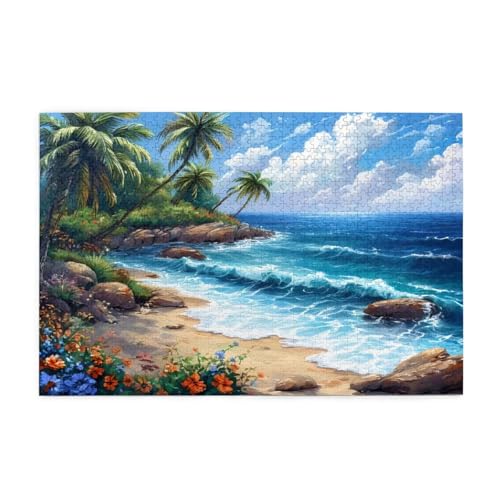 Puzzle 5000 Teile Meer, Landschaft Holz XXL Puzzle Erwachsene mit Schachtel und Poster, Schwierige, Herausfordernde und Interessant Spiele für Anfänger, Männer/Frauen Wohndekoration Geschenke 1T-2008 Puzzle 5000 Teile Meer, Landschaft Holz XXL Puzzle Erwachsene mit Schachtel und Poster, Schwierige, Herausfordernde und Interessant Spiele für Anfänger, Männer/Frauen Wohndekoration Geschenke 1T-2008 von Tamalsj