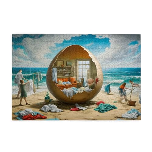 Puzzle 5000 Teile Meer, Landschaft Holz XXL Puzzle Erwachsene mit Schachtel und Poster, Schwierige, Herausfordernde und Interessant Spiele für Anfänger, Männer/Frauen Wohndekoration Geschenke 1T-2050 Puzzle 5000 Teile Meer, Landschaft Holz XXL Puzzle Erwachsene mit Schachtel und Poster, Schwierige, Herausfordernde und Interessant Spiele für Anfänger, Männer/Frauen Wohndekoration Geschenke 1T-2050 von Tamalsj