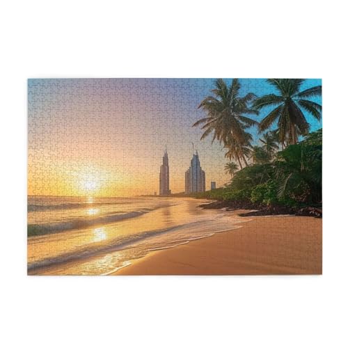 Puzzle 5000 Teile Meer, Sonnenuntergang Holz XXL Puzzle Erwachsene mit Schachtel und Poster, Schwierige, Herausfordernde und Interessant Spiele für Anfänger, Frauen Wohndekoration Geschenke 1T-1038 Puzzle 5000 Teile Meer, Sonnenuntergang Holz XXL Puzzle Erwachsene mit Schachtel und Poster, Schwierige, Herausfordernde und Interessant Spiele für Anfänger, Frauen Wohndekoration Geschenke 1T-1038 von Tamalsj