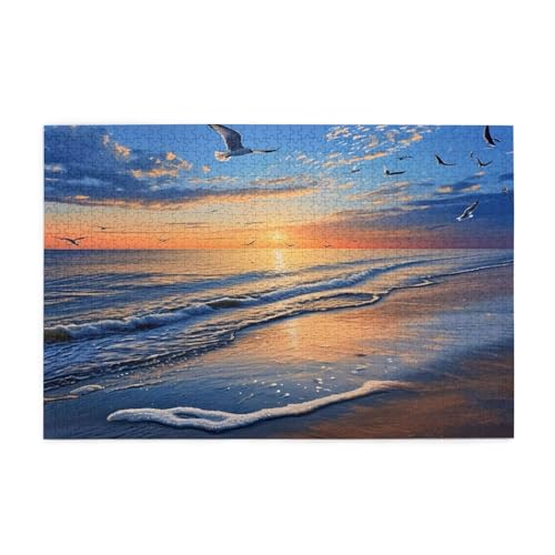 Puzzle 5000 Teile Meer, Sonnenuntergang Holz XXL Puzzle Erwachsene mit Schachtel und Poster, Schwierige, Herausfordernde und Interessant Spiele für Anfänger, Frauen Wohndekoration Geschenke 1T-1092 Puzzle 5000 Teile Meer, Sonnenuntergang Holz XXL Puzzle Erwachsene mit Schachtel und Poster, Schwierige, Herausfordernde und Interessant Spiele für Anfänger, Frauen Wohndekoration Geschenke 1T-1092 von Tamalsj