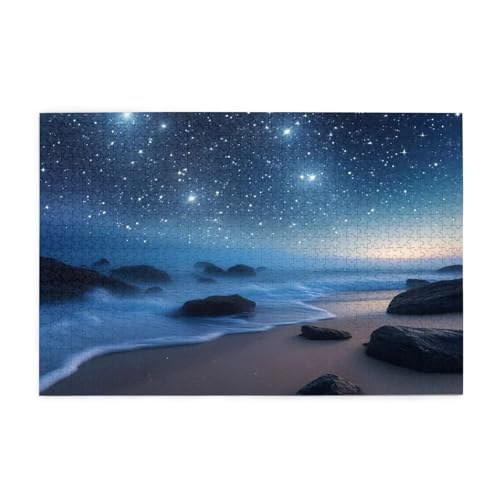 Puzzle 5000 Teile Meer, Sternenhimmel Holz XXL Puzzle Erwachsene mit Schachtel und Poster, Schwierige, Herausfordernde und Interessant Spiele für Anfänger, Frauen Wohndekoration Geschenke 1T-1017 Puzzle 5000 Teile Meer, Sternenhimmel Holz XXL Puzzle Erwachsene mit Schachtel und Poster, Schwierige, Herausfordernde und Interessant Spiele für Anfänger, Frauen Wohndekoration Geschenke 1T-1017 von Tamalsj