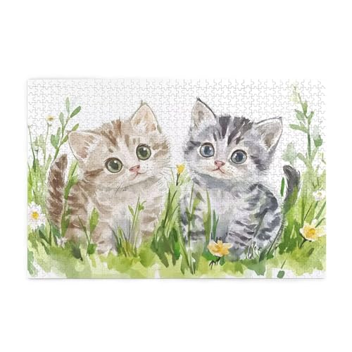 Puzzle 5000 Teile Niedlich, Katze Holz XXL Puzzle Erwachsene mit Schachtel und Poster, Schwierige, Herausfordernde und Interessant Spiele für Anfänger, Männer/Frauen Wohndekoration Geschenke 1T-781 Puzzle 5000 Teile Niedlich, Katze Holz XXL Puzzle Erwachsene mit Schachtel und Poster, Schwierige, Herausfordernde und Interessant Spiele für Anfänger, Männer/Frauen Wohndekoration Geschenke 1T-781 von Tamalsj