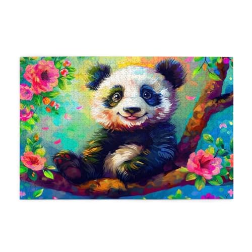 Puzzle 5000 Teile Panda, Blume Holz XXL Puzzle Erwachsene mit Schachtel und Poster, Schwierige, Herausfordernde und Interessant Spiele für Anfänger, Geschenke für Männer/Frauen Wohndekoration 1T-1998 Puzzle 5000 Teile Panda, Blume Holz XXL Puzzle Erwachsene mit Schachtel und Poster, Schwierige, Herausfordernde und Interessant Spiele für Anfänger, Geschenke für Männer/Frauen Wohndekoration 1T-1998 von Tamalsj