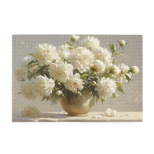 Puzzle 5000 Teile Pfingstrose, Landschaft Holz XXL Puzzle Erwachsene mit Schachtel und Poster, Schwierige, Herausfordernde und Interessant Spiele für Anfänger, Frauen Wohndekoration Geschenke 1T-1147 Puzzle 5000 Teile Pfingstrose, Landschaft Holz XXL Puzzle Erwachsene mit Schachtel und Poster, Schwierige, Herausfordernde und Interessant Spiele für Anfänger, Frauen Wohndekoration Geschenke 1T-1147 von Tamalsj