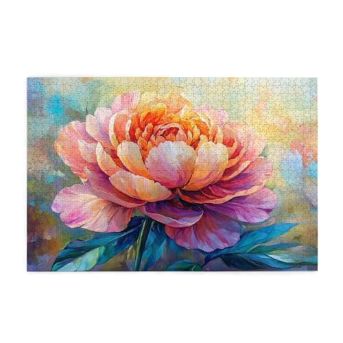 Puzzle 5000 Teile Pfingstrose, Rosa Holz XXL Puzzle Erwachsene mit Schachtel und Poster, Schwierige, Herausfordernde und Interessant Spiele für Anfänger, Männer/Frauen Wohndekoration Geschenke 1T-388 Puzzle 5000 Teile Pfingstrose, Rosa Holz XXL Puzzle Erwachsene mit Schachtel und Poster, Schwierige, Herausfordernde und Interessant Spiele für Anfänger, Männer/Frauen Wohndekoration Geschenke 1T-388 von Tamalsj