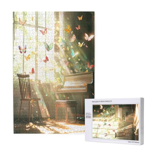 Puzzle 5000 Teile Schmetterling Klassische Puzzles für Erwachsene Klavier Anspruchsvolles und Lustig Kreatives Unterhaltungsspiel, Holzpuzzle für Erwachsene Als Feiertage Geschenk fur Frauen 2T-1736 Puzzle 5000 Teile Schmetterling Klassische Puzzles für Erwachsene Klavier Anspruchsvolles und Lustig Kreatives Unterhaltungsspiel, Holzpuzzle für Erwachsene Als Feiertage Geschenk fur Frauen 2T-1736 von Tamalsj