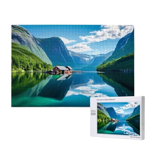Puzzle 5000 Teile See Klassische Puzzles für Erwachsene Berg Anspruchsvolles und Lustig Kreatives Unterhaltungsspiel, Holzpuzzle für Erwachsene Als Geburtstags und Feiertage Geschenk fur Frauen 2T-76 Puzzle 5000 Teile See Klassische Puzzles für Erwachsene Berg Anspruchsvolles und Lustig Kreatives Unterhaltungsspiel, Holzpuzzle für Erwachsene Als Geburtstags und Feiertage Geschenk fur Frauen 2T-76 von Tamalsj