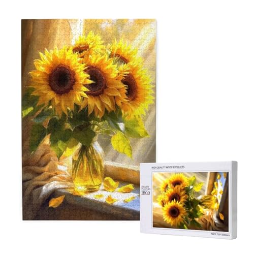 Puzzle 5000 Teile Sonnenblume Klassische Puzzles für Erwachsene Landschaft Anspruchsvolles und Lustig Kreatives Unterhaltungsspiel, Holzpuzzle für Erwachsene Als Feiertage Geschenk fur Frauen 2T-1673 Puzzle 5000 Teile Sonnenblume Klassische Puzzles für Erwachsene Landschaft Anspruchsvolles und Lustig Kreatives Unterhaltungsspiel, Holzpuzzle für Erwachsene Als Feiertage Geschenk fur Frauen 2T-1673 von Tamalsj