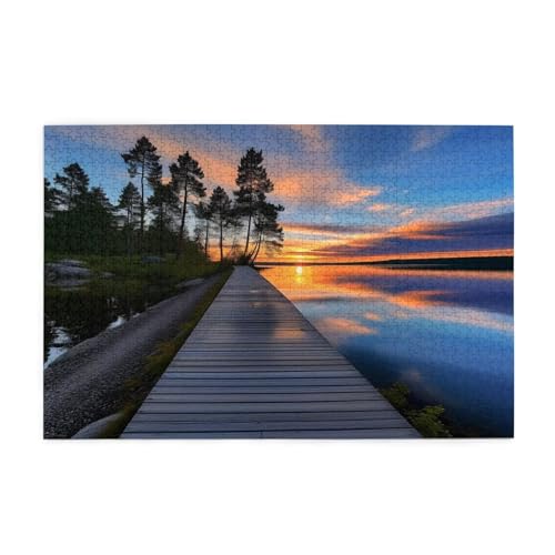 Puzzle 5000 Teile Sonnenuntergang, Meer Holz XXL Puzzle Erwachsene mit Schachtel und Poster, Schwierige, Herausfordernde und Interessant Spiele für Anfänger, Frauen Wohndekoration Geschenke 1T-1116 Puzzle 5000 Teile Sonnenuntergang, Meer Holz XXL Puzzle Erwachsene mit Schachtel und Poster, Schwierige, Herausfordernde und Interessant Spiele für Anfänger, Frauen Wohndekoration Geschenke 1T-1116 von Tamalsj