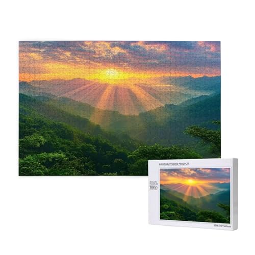 Puzzle 5000 Teile Sonnenuntergang Klassische Puzzles für Erwachsene Berg Anspruchsvolles und Lustig Kreatives Unterhaltungsspiel, Holzpuzzle für Erwachsene Als Feiertage Geschenk fur Frauen 2T-269 Puzzle 5000 Teile Sonnenuntergang Klassische Puzzles für Erwachsene Berg Anspruchsvolles und Lustig Kreatives Unterhaltungsspiel, Holzpuzzle für Erwachsene Als Feiertage Geschenk fur Frauen 2T-269 von Tamalsj
