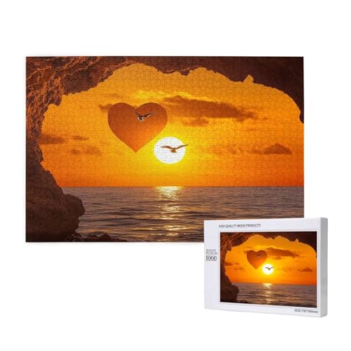 Puzzle 5000 Teile Sonnenuntergang Klassische Puzzles für Erwachsene Liebe Anspruchsvolles und Lustig Kreatives Unterhaltungsspiel, Holzpuzzle für Erwachsene Als Feiertage Geschenk fur Frauen 2T-893 Puzzle 5000 Teile Sonnenuntergang Klassische Puzzles für Erwachsene Liebe Anspruchsvolles und Lustig Kreatives Unterhaltungsspiel, Holzpuzzle für Erwachsene Als Feiertage Geschenk fur Frauen 2T-893 von Tamalsj