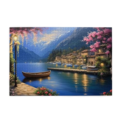 Puzzle 5000 Teile Stadt, Boot Holz XXL Puzzle Erwachsene mit Schachtel und Poster, Schwierige, Herausfordernde und Interessant Spiele für Anfänger, Geschenke für Männer/Frauen Wohndekoration 1T-1960 Puzzle 5000 Teile Stadt, Boot Holz XXL Puzzle Erwachsene mit Schachtel und Poster, Schwierige, Herausfordernde und Interessant Spiele für Anfänger, Geschenke für Männer/Frauen Wohndekoration 1T-1960 von Tamalsj