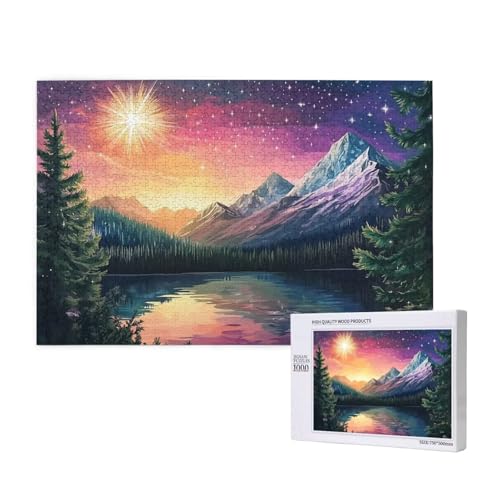 Puzzle 5000 Teile Sternenhimmel Klassische Puzzles für Erwachsene Berg Anspruchsvolles und Lustig Kreatives Unterhaltungsspiel, Holzpuzzle für Erwachsene Als Feiertage Geschenk fur Frauen 2T-252 Puzzle 5000 Teile Sternenhimmel Klassische Puzzles für Erwachsene Berg Anspruchsvolles und Lustig Kreatives Unterhaltungsspiel, Holzpuzzle für Erwachsene Als Feiertage Geschenk fur Frauen 2T-252 von Tamalsj