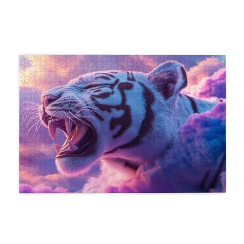 Puzzle 5000 Teile Tier, Tiger Holz XXL Puzzle Erwachsene mit Schachtel und Poster, Schwierige, Herausfordernde und Interessant Spiele für Anfänger, Geschenke für Männer/Frauen Wohndekoration 1T-1481 Puzzle 5000 Teile Tier, Tiger Holz XXL Puzzle Erwachsene mit Schachtel und Poster, Schwierige, Herausfordernde und Interessant Spiele für Anfänger, Geschenke für Männer/Frauen Wohndekoration 1T-1481 von Tamalsj