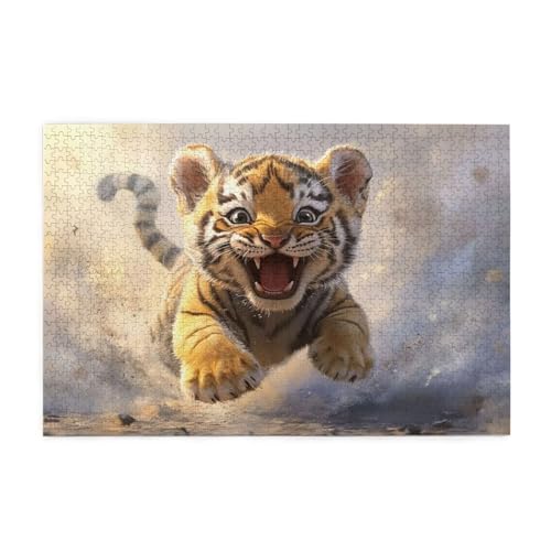 Puzzle 5000 Teile Tiger, Niedlich Holz XXL Puzzle Erwachsene mit Schachtel und Poster, Schwierige, Herausfordernde und Interessant Spiele für Anfänger, Männer/Frauen Wohndekoration Geschenke 1T-501 Puzzle 5000 Teile Tiger, Niedlich Holz XXL Puzzle Erwachsene mit Schachtel und Poster, Schwierige, Herausfordernde und Interessant Spiele für Anfänger, Männer/Frauen Wohndekoration Geschenke 1T-501 von Tamalsj
