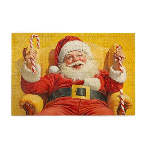 Puzzle 5000 Teile Weihnachten, Mann Holz XXL Puzzle Erwachsene mit Schachtel und Poster, Schwierige, Herausfordernde und Interessant Spiele für Anfänger, Männer/Frauen Wohndekoration Geschenke 1T-532 von Tamalsj