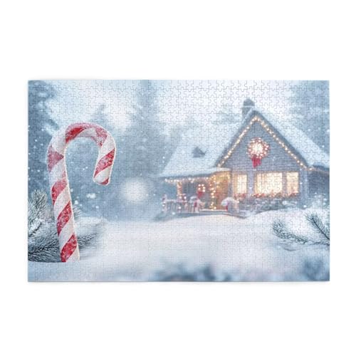Puzzle 5000 Teile Winter, Weihnachten Holz XXL Puzzle Erwachsene mit Schachtel und Poster, Schwierige, Herausfordernde und Interessant Spiele für Anfänger, Frauen Wohndekoration Geschenke 1T-302 Puzzle 5000 Teile Winter, Weihnachten Holz XXL Puzzle Erwachsene mit Schachtel und Poster, Schwierige, Herausfordernde und Interessant Spiele für Anfänger, Frauen Wohndekoration Geschenke 1T-302 von Tamalsj