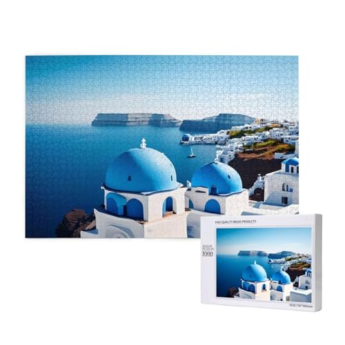 Puzzle Ägäisches Meer Puzzle 1000 Teile Landschaft Holzpuzzle Erwachsene mit Schachtel und Poster, Schwieriges-Unterhaltsames-Herausforderndes-Geeignet für Anfänger, Geschenke für Männer/Frauen 2T-46 Puzzle Ägäisches Meer Puzzle 1000 Teile Landschaft Holzpuzzle Erwachsene mit Schachtel und Poster, Schwieriges-Unterhaltsames-Herausforderndes-Geeignet für Anfänger, Geschenke für Männer/Frauen 2T-46 von Tamalsj