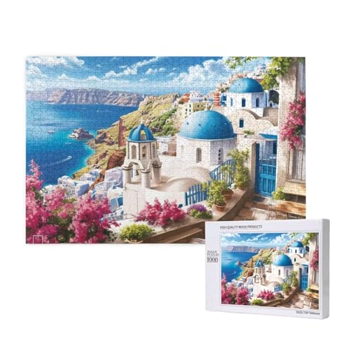 Puzzle Ägäisches Meer Puzzle 4000 Teile Landschaft Holzpuzzle Erwachsene mit Schachtel und Poster, Schwieriges-Unterhaltsames-Herausforderndes-Geeignet für Anfänger, Geschenke für Männer/Frauen 2T-820 Puzzle Ägäisches Meer Puzzle 4000 Teile Landschaft Holzpuzzle Erwachsene mit Schachtel und Poster, Schwieriges-Unterhaltsames-Herausforderndes-Geeignet für Anfänger, Geschenke für Männer/Frauen 2T-820 von Tamalsj