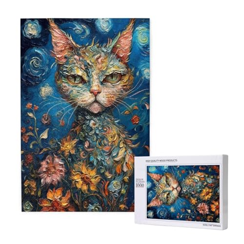 Puzzle Abstrakt Puzzle 2000 Teile Katze Holzpuzzle Erwachsene mit Schachtel und Poster, Schwieriges - Unterhaltsames - Herausforderndes - Geeignet für Anfänger, Geschenke für Männer/Frauen 2T-1505 Puzzle Abstrakt Puzzle 2000 Teile Katze Holzpuzzle Erwachsene mit Schachtel und Poster, Schwieriges - Unterhaltsames - Herausforderndes - Geeignet für Anfänger, Geschenke für Männer/Frauen 2T-1505 von Tamalsj