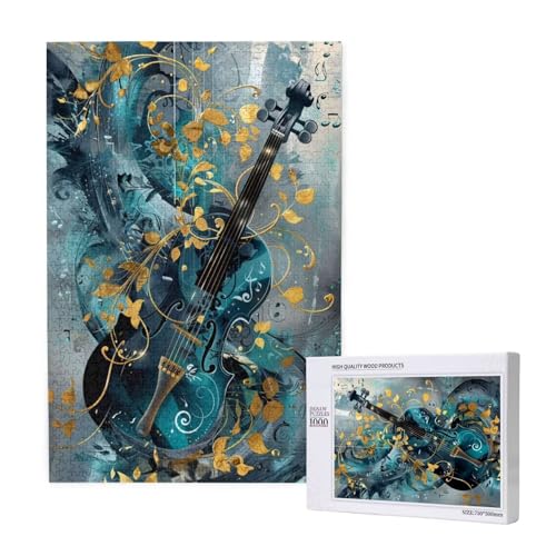 Puzzle Abstrakt Puzzle 300 Teile Gitarre Holzpuzzle Erwachsene mit Schachtel und Poster, Schwieriges - Unterhaltsames - Herausforderndes - Geeignet für Anfänger, Geschenke für Männer/Frauen 2T-1175 Puzzle Abstrakt Puzzle 300 Teile Gitarre Holzpuzzle Erwachsene mit Schachtel und Poster, Schwieriges - Unterhaltsames - Herausforderndes - Geeignet für Anfänger, Geschenke für Männer/Frauen 2T-1175 von Tamalsj