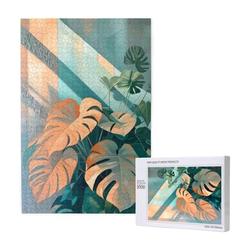 Puzzle Anlage Puzzle 300 Teile Einfachheit Holzpuzzle Erwachsene mit Schachtel und Poster, Schwieriges - Unterhaltsames - Herausforderndes - Geeignet für Anfänger, Geschenke für Männer/Frauen 2T-1506 von Tamalsj