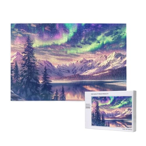 Puzzle Aurora Puzzle 1000 Teile Baum Holzpuzzle Erwachsene mit Schachtel und Poster, Schwieriges - Unterhaltsames - Herausforderndes Spiel - Geeignet für Anfänger, Geschenke für Männer/Frauen 2T-1049 Puzzle Aurora Puzzle 1000 Teile Baum Holzpuzzle Erwachsene mit Schachtel und Poster, Schwieriges - Unterhaltsames - Herausforderndes Spiel - Geeignet für Anfänger, Geschenke für Männer/Frauen 2T-1049 von Tamalsj