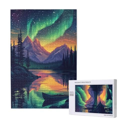 Puzzle Aurora Puzzle 1000 Teile See Holzpuzzle Erwachsene mit Schachtel und Poster, Schwieriges - Unterhaltsames - Herausforderndes Spiel - Geeignet für Anfänger, Geschenke für Männer/Frauen 2T-1841 Puzzle Aurora Puzzle 1000 Teile See Holzpuzzle Erwachsene mit Schachtel und Poster, Schwieriges - Unterhaltsames - Herausforderndes Spiel - Geeignet für Anfänger, Geschenke für Männer/Frauen 2T-1841 von Tamalsj