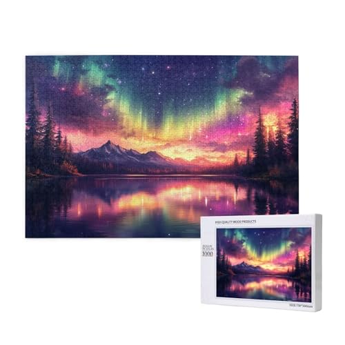 Puzzle Aurora Puzzle 1000 Teile Traum Holzpuzzle Erwachsene mit Schachtel und Poster, Schwieriges - Unterhaltsames - Herausforderndes Spiel - Geeignet für Anfänger, Geschenke für Männer/Frauen 2T-621 Puzzle Aurora Puzzle 1000 Teile Traum Holzpuzzle Erwachsene mit Schachtel und Poster, Schwieriges - Unterhaltsames - Herausforderndes Spiel - Geeignet für Anfänger, Geschenke für Männer/Frauen 2T-621 von Tamalsj