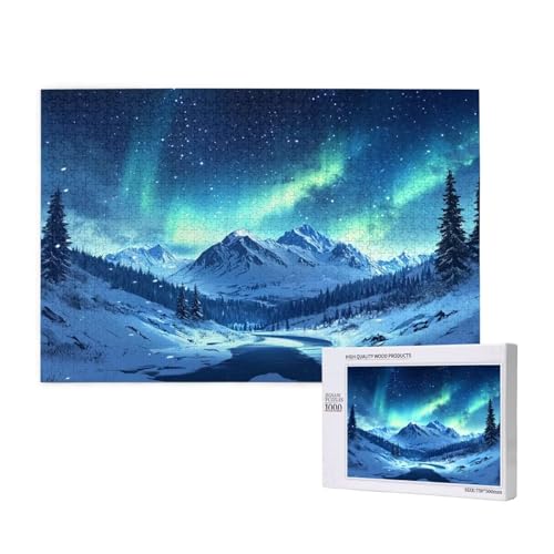 Puzzle Aurora Puzzle 2000 Teile Berg Holzpuzzle Erwachsene mit Schachtel und Poster, Schwieriges - Unterhaltsames - Herausforderndes Spiel - Geeignet für Anfänger, Geschenke für Männer/Frauen 2T-979 Puzzle Aurora Puzzle 2000 Teile Berg Holzpuzzle Erwachsene mit Schachtel und Poster, Schwieriges - Unterhaltsames - Herausforderndes Spiel - Geeignet für Anfänger, Geschenke für Männer/Frauen 2T-979 von Tamalsj