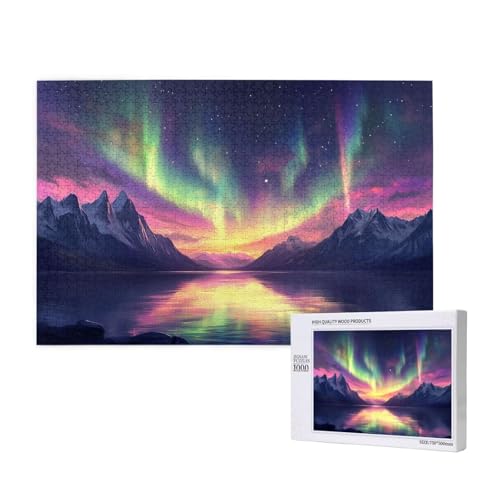 Puzzle Aurora Puzzle 2000 Teile Landschaft Holzpuzzle Erwachsene mit Schachtel und Poster, Schwieriges - Unterhaltsames - Herausforderndes - Geeignet für Anfänger, Geschenke für Männer/Frauen 2T-809 von Tamalsj