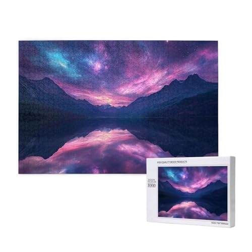 Puzzle Aurora Puzzle 2000 Teile See Holzpuzzle Erwachsene mit Schachtel und Poster, Schwieriges - Unterhaltsames - Herausforderndes Spiel - Geeignet für Anfänger, Geschenke für Männer/Frauen 2T-799 von Tamalsj