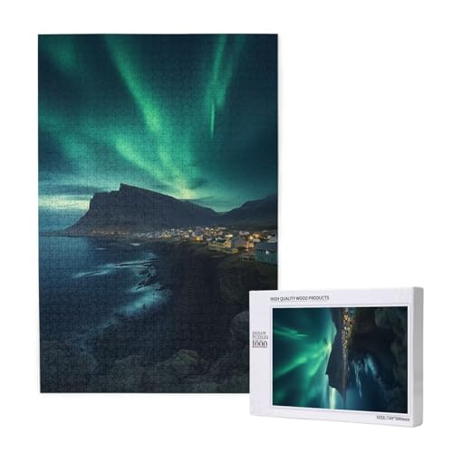 Puzzle Aurora Puzzle 300 Teile See Holzpuzzle Erwachsene mit Schachtel und Poster, Schwieriges - Unterhaltsames - Herausforderndes Spiel - Geeignet für Anfänger, Geschenke für Männer/Frauen 2T-2032 von Tamalsj