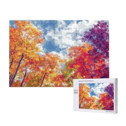 Puzzle Baum Puzzle 300 Teile Herbst Holzpuzzle Erwachsene mit Schachtel und Poster, Schwieriges - Unterhaltsames - Herausforderndes Spiel - Geeignet für Anfänger, Geschenke für Männer/Frauen 2T-972 Puzzle Baum Puzzle 300 Teile Herbst Holzpuzzle Erwachsene mit Schachtel und Poster, Schwieriges - Unterhaltsames - Herausforderndes Spiel - Geeignet für Anfänger, Geschenke für Männer/Frauen 2T-972 von Tamalsj