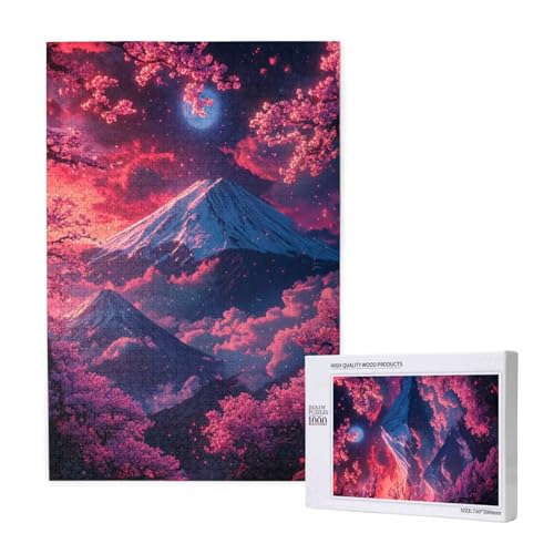 Puzzle Berg Puzzle 1000 Teile Blume Holzpuzzle Erwachsene mit Schachtel und Poster, Schwieriges - Unterhaltsames - Herausforderndes Spiel - Geeignet für Anfänger, Geschenke für Männer/Frauen 2T-1447 Puzzle Berg Puzzle 1000 Teile Blume Holzpuzzle Erwachsene mit Schachtel und Poster, Schwieriges - Unterhaltsames - Herausforderndes Spiel - Geeignet für Anfänger, Geschenke für Männer/Frauen 2T-1447 von Tamalsj