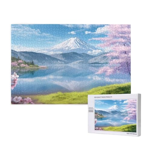Puzzle Berg Puzzle 300 Teile See Holzpuzzle Erwachsene mit Schachtel und Poster, Schwieriges - Unterhaltsames - Herausforderndes Spiel - Geeignet für Anfänger, Geschenke für Männer/Frauen 2T-1035 Puzzle Berg Puzzle 300 Teile See Holzpuzzle Erwachsene mit Schachtel und Poster, Schwieriges - Unterhaltsames - Herausforderndes Spiel - Geeignet für Anfänger, Geschenke für Männer/Frauen 2T-1035 von Tamalsj