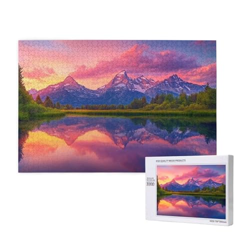 Puzzle Berg Puzzle 300 Teile See Holzpuzzle Erwachsene mit Schachtel und Poster, Schwieriges - Unterhaltsames - Herausforderndes Spiel - Geeignet für Anfänger, Geschenke für Männer/Frauen 2T-418 Puzzle Berg Puzzle 300 Teile See Holzpuzzle Erwachsene mit Schachtel und Poster, Schwieriges - Unterhaltsames - Herausforderndes Spiel - Geeignet für Anfänger, Geschenke für Männer/Frauen 2T-418 von Tamalsj