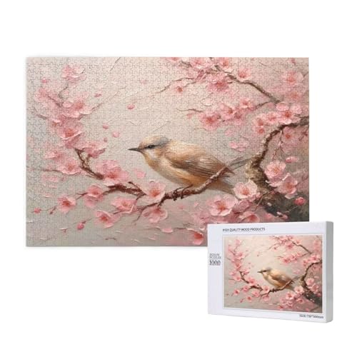 Puzzle Bird Puzzle 1000 Teile Blume Holzpuzzle Erwachsene mit Schachtel und Poster, Schwieriges - Unterhaltsames - Herausforderndes Spiel - Geeignet für Anfänger, Geschenke für Männer/Frauen 2T-387 Puzzle Bird Puzzle 1000 Teile Blume Holzpuzzle Erwachsene mit Schachtel und Poster, Schwieriges - Unterhaltsames - Herausforderndes Spiel - Geeignet für Anfänger, Geschenke für Männer/Frauen 2T-387 von Tamalsj