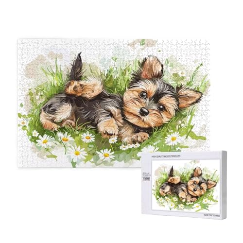 Puzzle Blume Puzzle 1000 Teile Hund Holzpuzzle Erwachsene mit Schachtel und Poster, Schwieriges - Unterhaltsames - Herausforderndes Spiel - Geeignet für Anfänger, Geschenke für Männer/Frauen 2T-357 Puzzle Blume Puzzle 1000 Teile Hund Holzpuzzle Erwachsene mit Schachtel und Poster, Schwieriges - Unterhaltsames - Herausforderndes Spiel - Geeignet für Anfänger, Geschenke für Männer/Frauen 2T-357 von Tamalsj